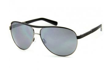 Image of Kenneth Cole KC7151 Sunglasses - Shiny Dark Nickeltin Frame Color, Smoke Mirror Lens Color