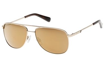 Image of Kenneth Cole KC7153 Sunglasses - Gold Frame Color, Brown Mirror Lens Color