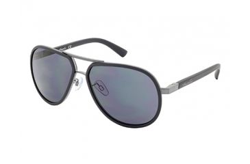 Image of Kenneth Cole KC7155 Sunglasses - Matte Black Frame Color, Smoke Lens Color