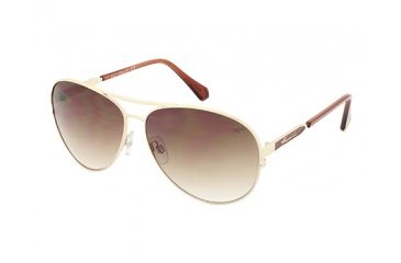 Image of Kenneth Cole KC7158 Sunglasses - Gold Frame Color, Gradient Brown Lens Color