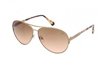 Image of Kenneth Cole KC7158 Sunglasses - Shiny Rose Gold Frame Color, Gradient Brown Lens Color