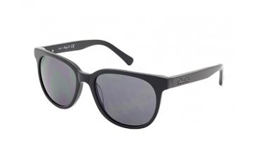 Image of Kenneth Cole KC7161 Sunglasses - Shiny Black Frame Color, Smoke Lens Color
