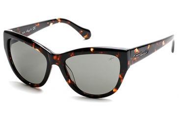 Image of Kenneth Cole KC7181 Sunglasses - Dark Havana Frame Color, Green Lens Color