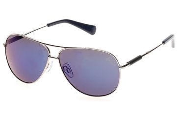 Image of Kenneth Cole KC7184 Sunglasses - Shiny Light Nickeltin Frame Color