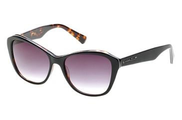 Image of Kenneth Cole KC7193 Sunglasses - Black Frame Color, Gradient Smoke Lens Color