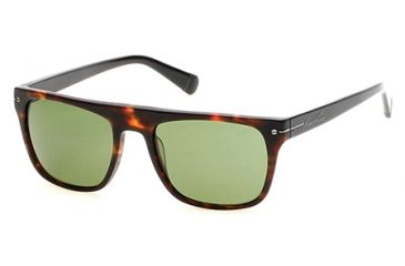 Image of Kenneth Cole KC7194 Sunglasses - Dark Havana Frame Color, Green Polarized Lens Color