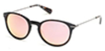 Image of Kenneth Cole KC7202 Sunglasses - Dark Havana Frame Color, Bordeaux Mirror Lens Color