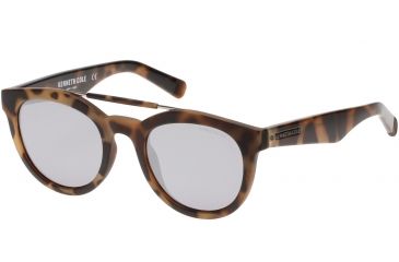 Image of Kenneth Cole KC7205 Sunglasses - Blonde Havana Frame Color, Smoke Mirror Lens Color