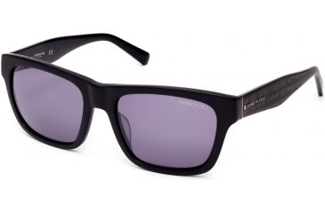 Image of Kenneth Cole KC7220 Sunglasses - Matte Black Frame Color, Smoke Mirror Lens Color