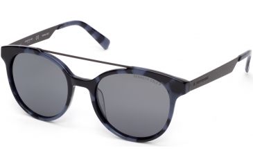 Image of Kenneth Cole KC7226 Sunglasses - Coloured Havana Frame Color, Smoke Polarized Lens Color