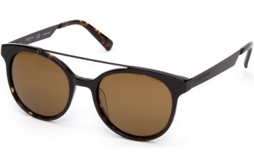 Image of Kenneth Cole KC7226 Sunglasses - Dark Havana Frame Color, Brown Polarized Lens Color
