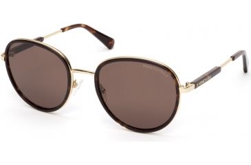 Image of Kenneth Cole KC7227 Sunglasses - Dark Havana Frame Color, Brown Polarized Lens Color