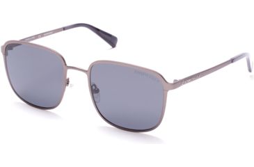 Image of Kenneth Cole KC7231 Sunglasses - Matte Gun Metal Frame Color, Smoke Polarized Lens Color