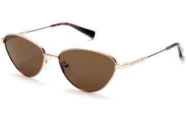 Image of Kenneth Cole KC7235 Sunglasses - Shiny Rose Gold Frame Color, Brown Polarized Lens Color