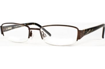 Image of Kenneth Cole New York KC0102 Eyeglass Frames - Shiny Dark Brown Frame Color