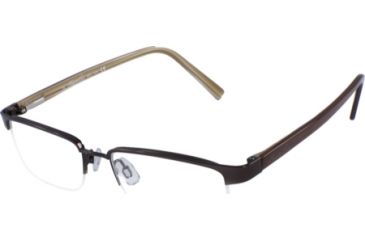 Image of Kenneth Cole New York KC0151 Eyeglass Frames - Shiny Dark Brown Frame Color