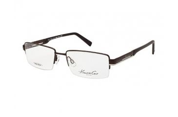 Image of Kenneth Cole New York KC0157 Eyeglass Frames - Matte Dark Brown Frame Color