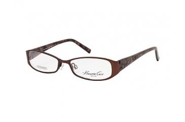Image of Kenneth Cole New York KC0165 Eyeglass Frames - Matte Dark Brown Frame Color