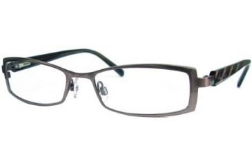 Image of Kenneth Cole New York KC0175 Eyeglass Frames - Shiny Dark Brown Frame Color