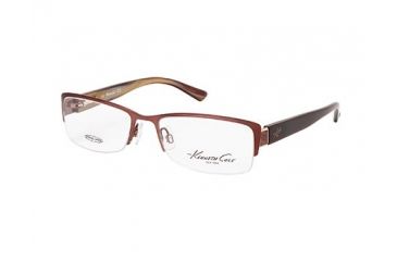 Image of Kenneth Cole New York KC0190 Eyeglass Frames - Shiny Light Brown Frame Color