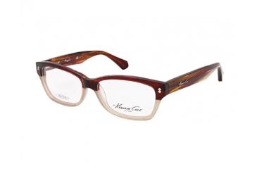 Image of Kenneth Cole New York KC0198 Eyeglass Frames - Light Brown Frame Color