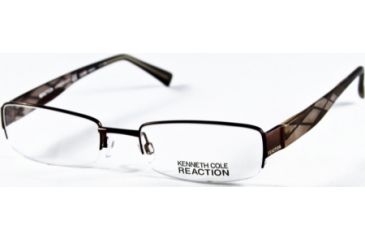 Image of Kenneth Cole New York KC0693 Eyeglass Frames - Shiny Dark Brown Frame Color
