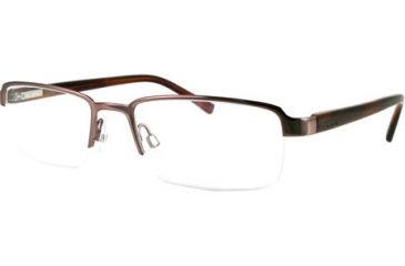 Image of Kenneth Cole New York KC0704 Eyeglass Frames - Shiny Dark Brown Frame Color