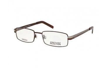 Image of Kenneth Cole Reaction KC0710 Eyeglass Frames - Matte Dark Brown Frame Color
