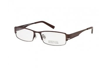 Image of Kenneth Cole Reaction KC0711 Eyeglass Frames - Matte Dark Brown Frame Color