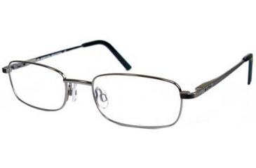 Image of Kenneth Cole New York KC0728 Eyeglass Frames - Shiny Dark Nickeltin Frame Color
