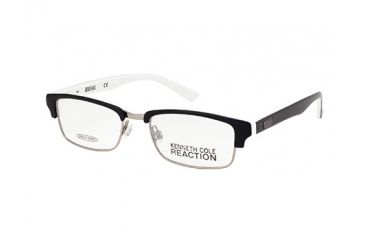 Image of Kenneth Cole New York KC0741 Eyeglass Frames - Black / White Frame Color