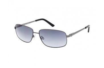 Image of Kenneth Cole New York KC6091 Sunglasses - Shiny Gun Metal Frame Color