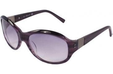 Image of Kenneth Cole New York KC6094 Sunglasses - Violet Frame Color, Gradient / Mirror Violet Lens Color