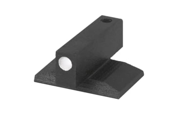Image of Kensight 1911 Serrated Patridge Blade Contoured Base Arctic White Dot Front Sight, 0.190in Tall, Black, 270-319