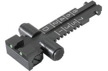 Image of Kensight AK-47 Rear Sight Trijicon Tritium Insert Night Sight w/ Adjustable Tangent, Black, 860-961