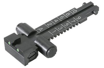 Image of Kensight AKM Rear Sight Trijicon Tritium Insert Night Sight w/ Adjustable Tangent, Black, 860-981