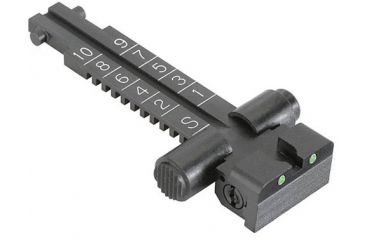 Image of Kensight AK-74 Rear Sight Trijicon Tritium Insert Night Sight w/ Adjustable Tangent, Black, 860-991