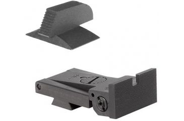 Image of Kensight BoMar BMCS 1911 Deep Notch Sight w/ Square Serrated Blade, Black, 960-022
