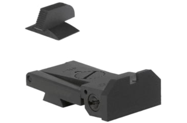 Image of Kensight Bomar BMCS Serrated Adjustable Target 1911 Rear Sight w/ Beveled Blade, Black, 970-005