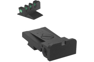 Image of Kensight Bomar BMCS Adjustable Target 1911 Rear Sight w/ Rounded Serrated Blade, Black, 940-013