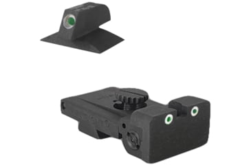 Image of Kensight Bomar BMCS Adjustable Target 1911 Rear Night Sight Set w/Contoured Profile, Black, 970-093