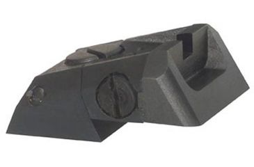 Image of Kensight DAS 1911 Defense Adjustable Rear Sight with Recessed Blade, Black, 860-616