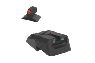 Image of Kensight Recessed Blade DAS Adjustable Tritium Pistol Night Sight, Orange, Black, 980626