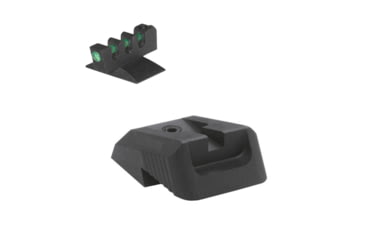 Image of Kensight DFS Recessed Blade Fixed Rear 1911 Sight w/Contoured Profile, Black, 940-601