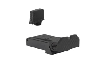 Image of Kensight Glock Adjustable Target 1911 Rear Sight w/Serrated Beveled Blade, Fully Serrated Beveled Sight Blade, 0.330 Tall, Black, 970-817