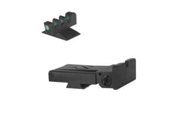 Image of Kensight Kimber Adjustable Sight Set Rounded Blade, Black, 940-063