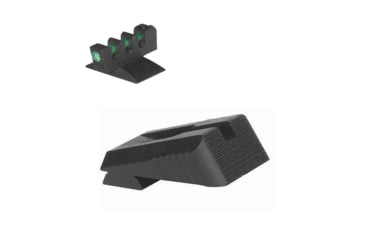 Image of Kensight Kimber Serrated Blade Contoured Sight Set, Black, 940-221