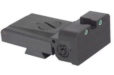 Image of Kensight TRT 1911 Trijicon Tritium Insert Night Sight w/ Rounded Blade, Black, 860-253