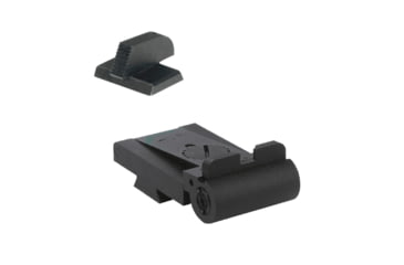 Image of Kensight Rollo 1911 Low-Profile Serrated Square Profile Adjustable Combat Sight Set, Black, 960-008
