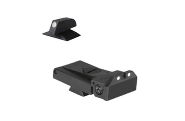 Image of Kensight Springfield Adjustable Arctic White Dot Rear Sight, Black, 971-056